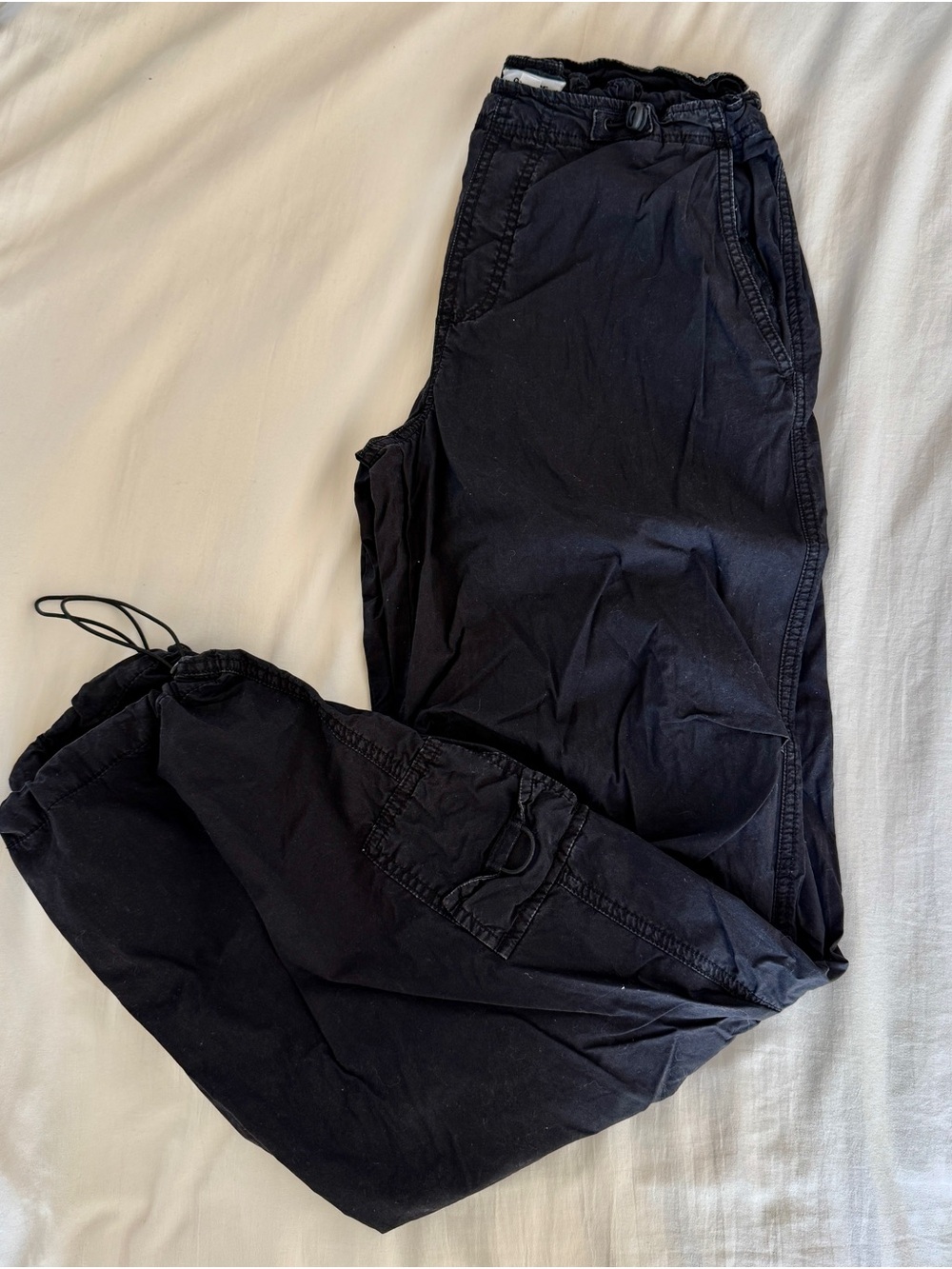 Black Parachute Pants